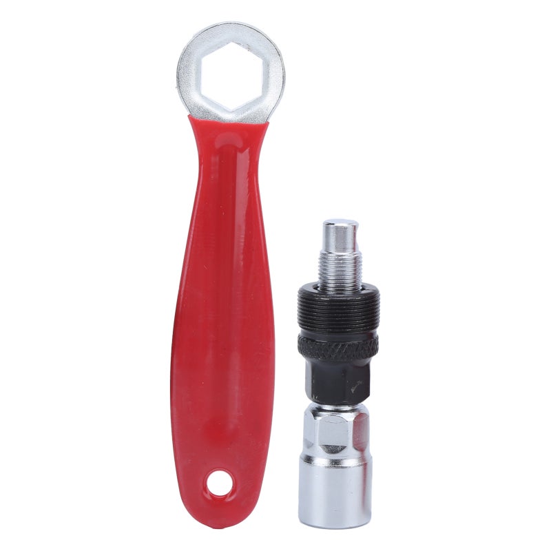 DUUTI Crank Puller 45# Quenched Carbon Steel Chrome-Plated High-Torque Bicycle Crank Remover - Lightweight Portable Easy-To-Use Bicycle Repair Tool for Amateur Car Owners Home Bike Maintenance - Image 1