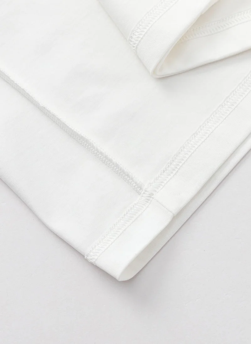 Balabala Green/White Kids Unisex Round v-neck long-sleeved T-shirt  | Best Price UAE