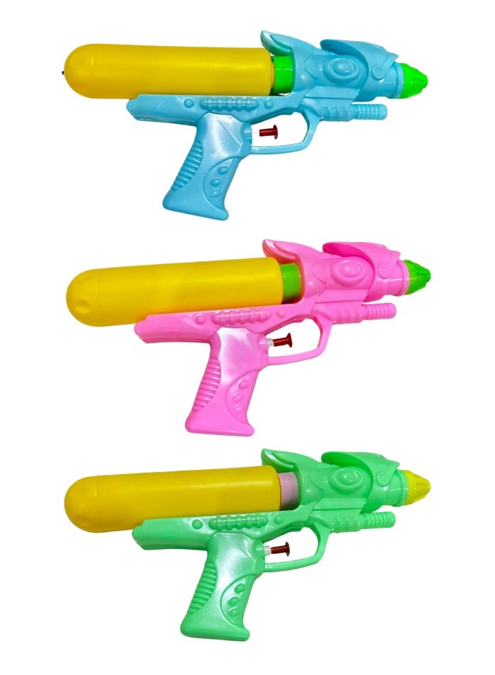3-piece water gun toy set for playing and having fun with family and friends 24x11cm - Fun water gun  - Image 1