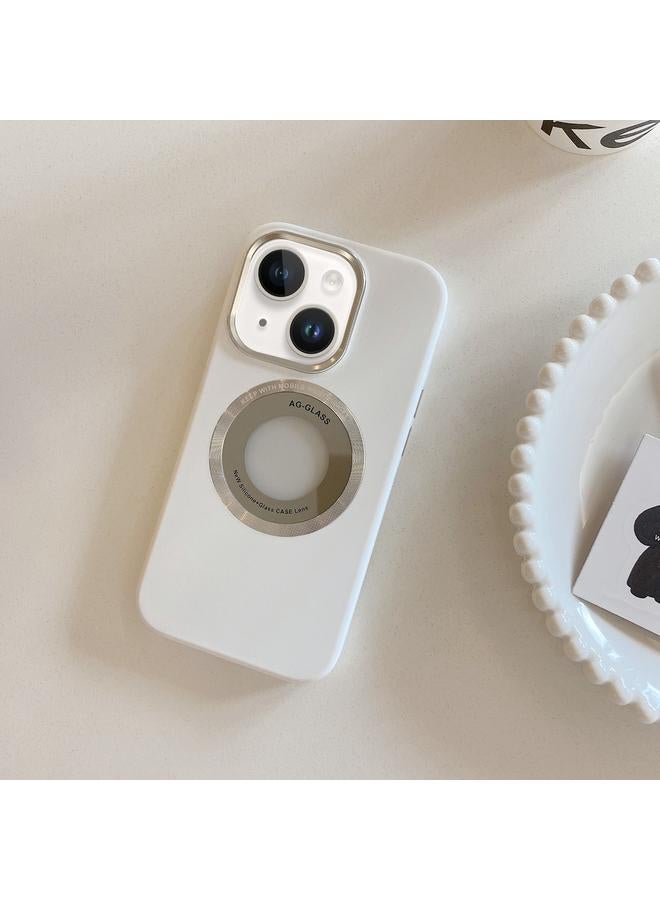 Zaboon Case For iPhone 13 Metal Frame Silicone Magnetic Phone Case - Image 1