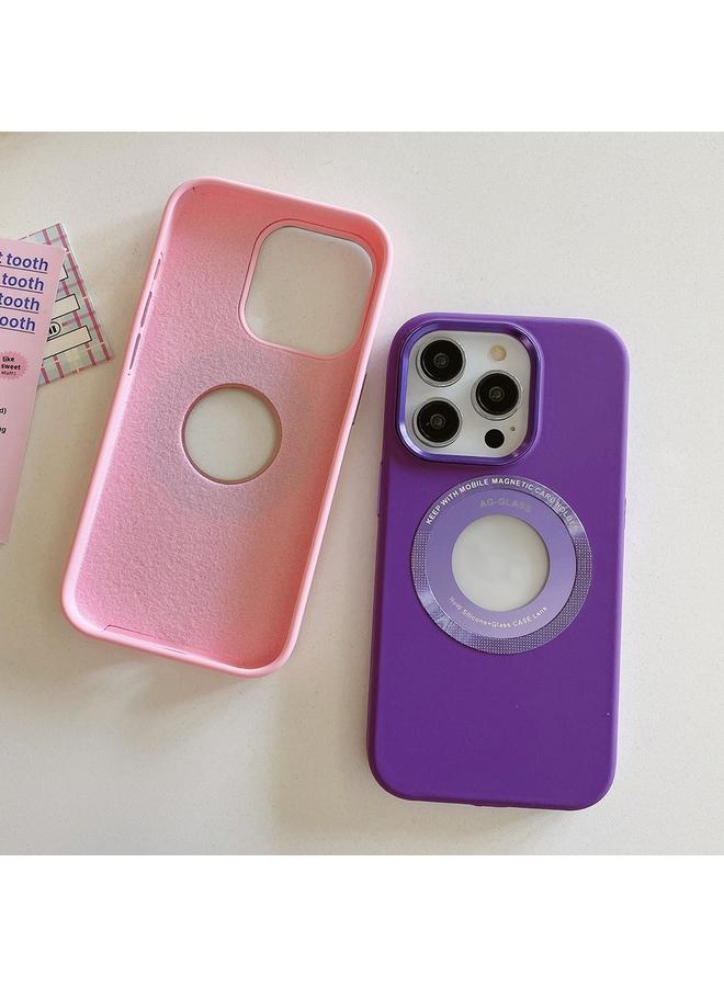 Zaboon Case For iPhone 13 Metal Frame Silicone Magnetic Phone Case - Image 5