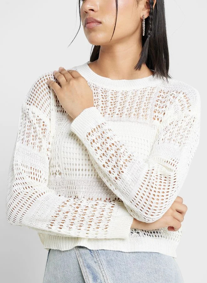 Ginger Open Weave Sweater