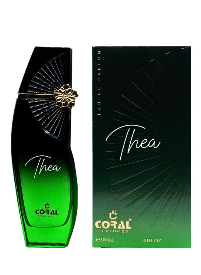 كورال ثيا أو دو برفيوم للنساء 100 مل – عطر زهري فاكهي يدوم طويلًا - Image 2