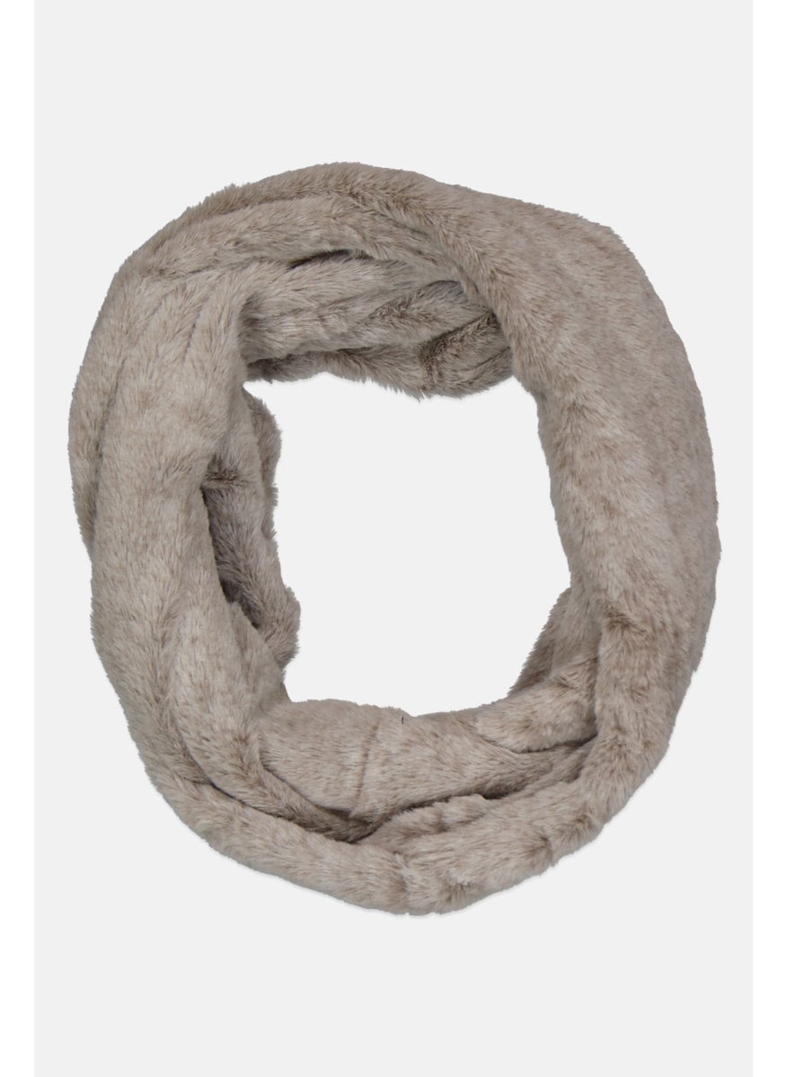 ELLE - Women Faux Fur Snood Scarves 79 x 30 cm, Assorted - Image 1