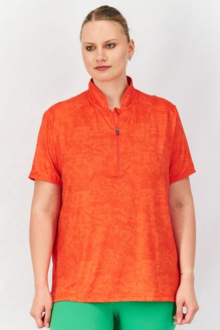 Women Sportswear Fit Short Sleeve Cycling Jersey, Orange - pzsku/Z88104EAA028BB15E1191Z/45/1746223502/309f32a9-4646-4de6-b2c0-a1d09560f428