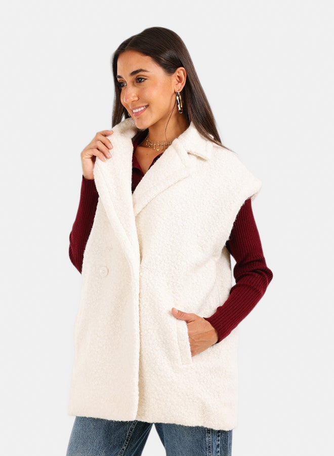 Carina Relaxed Double-Breasted Vest - Image 1