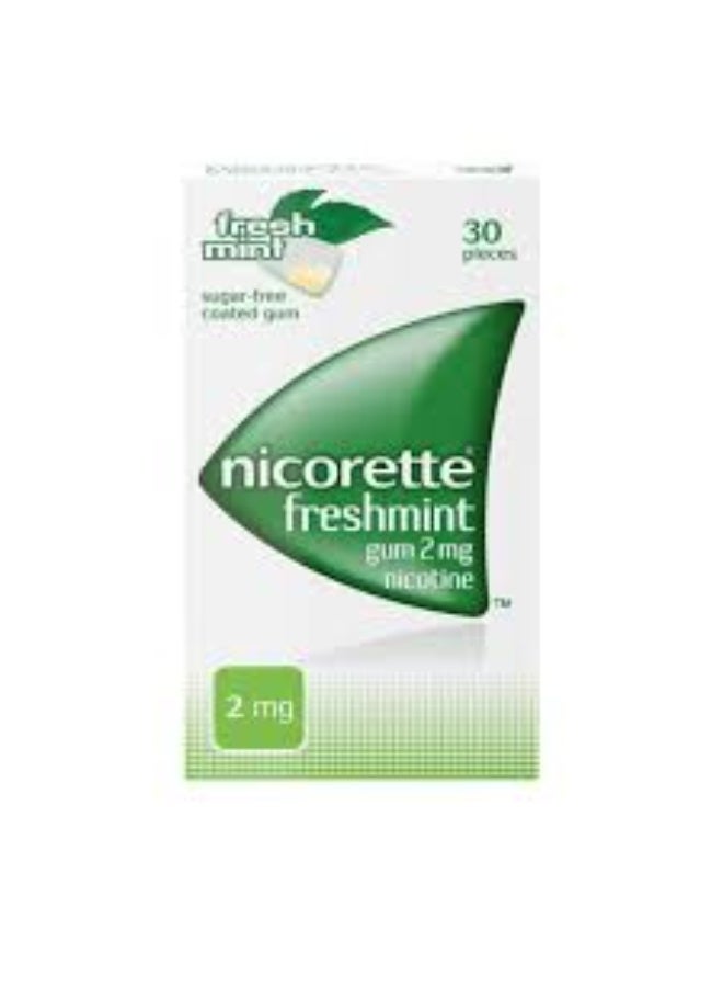 نيكوريت 2 مللي نعناع فريش 30 قطعه