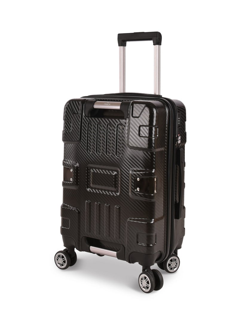 Track ABS+PC Material, Carry On Cabin Luggage, Strong and Durable Travel Trolley Bag with 20% Expandable, TSA Lock and 4 Double Wheels, 20 Inch, 1181-20 - Image 1