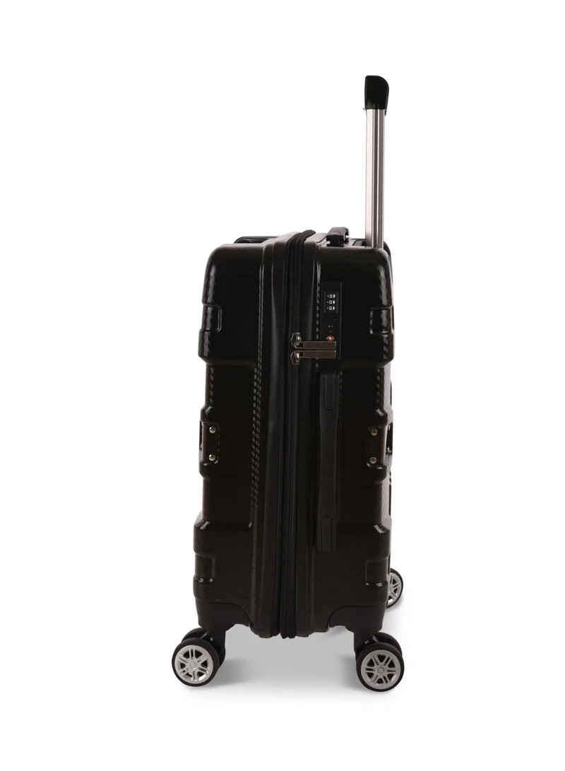 Track Track ABS+PC Material, Carry On Cabin Luggage, Strong and Durable Travel Trolley Bag with 20% Expandable, TSA Lock and 4 Double Wheels, 20 Inch, 1181-20
