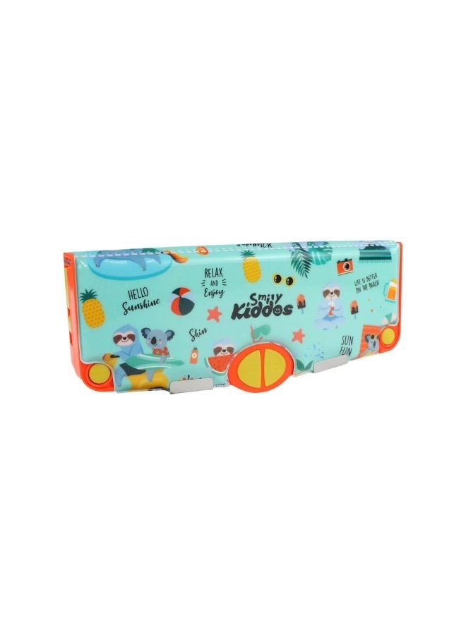 SMILY KIDDOS Smily Kiddos Pop Out Pencil box  Sweet Summer Theme- Green - Image 3