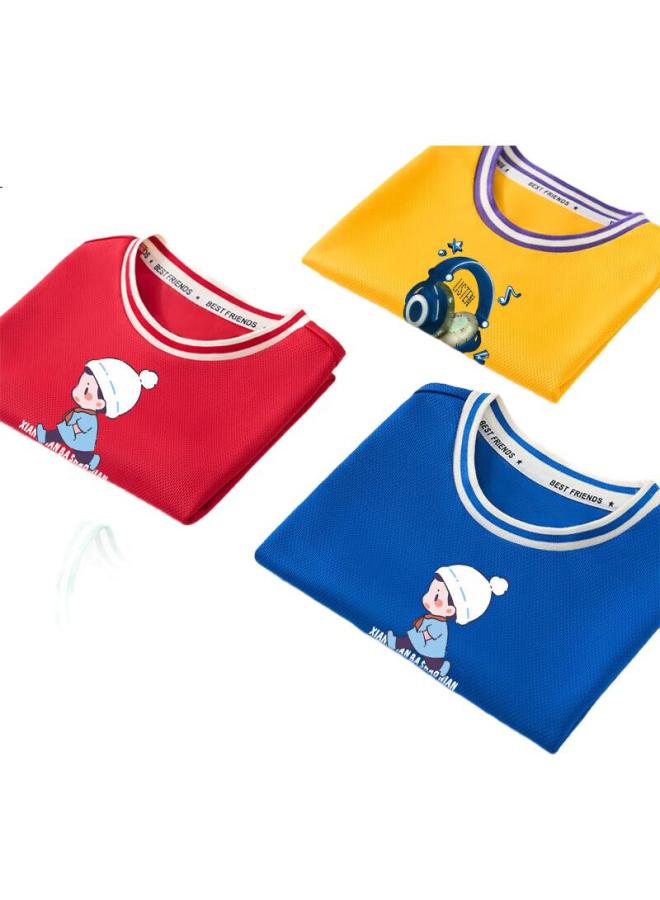 Yuzhaolin Boys' Sleeveless Tank Top, Children'S Vest, Quick-Drying Breathable Mesh Sports Vest, Clothing For Young And Older Children - Image 1