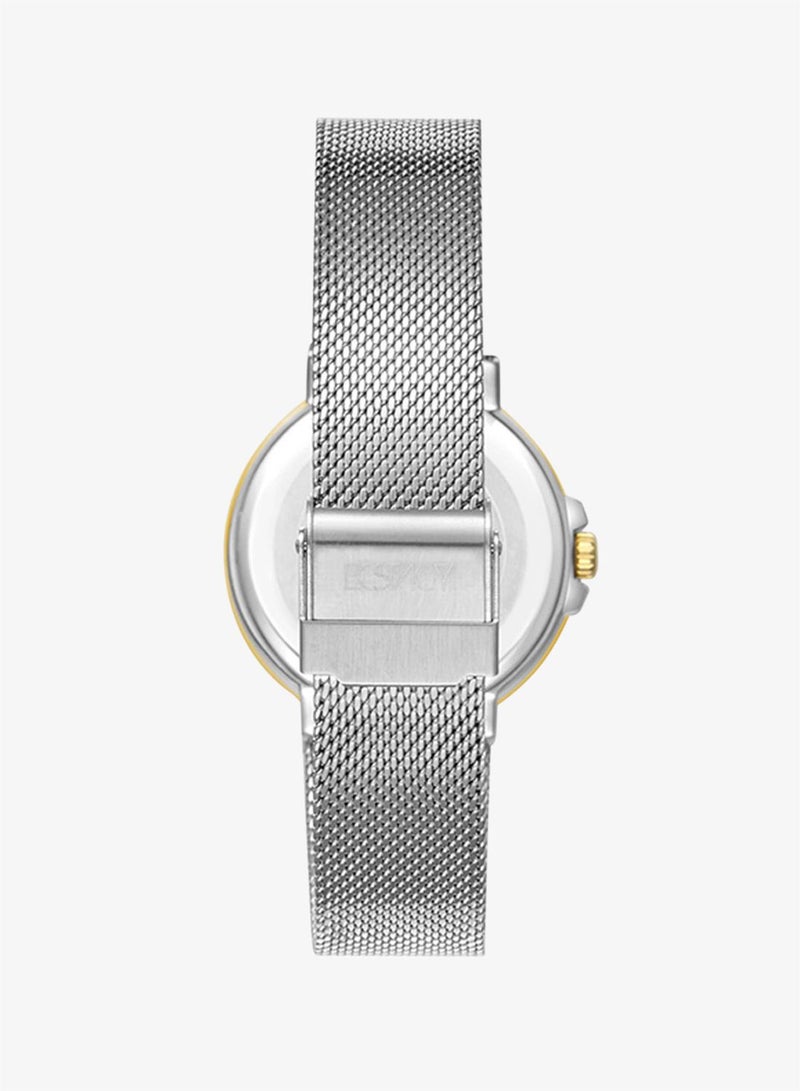 ECSTACY Women's Chronograph Round Shape Stainless Steel Wrist Watch E23603-TMSS - 38 Mm - Image 3