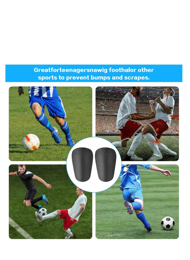 Cuken 2 Pcs Mini Soccer Shin Guards - Small, Youth & Kids Sizes, for Boys & Girls - Image 3