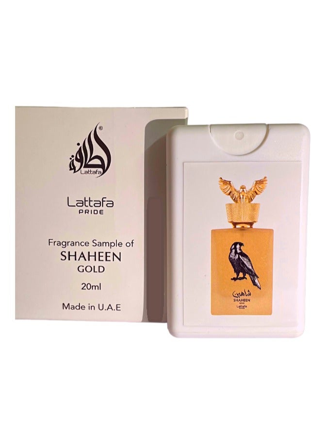 Lattafa PRIDE Shaheen Gold Eau De Parfum "Tester" - Unisex 20ml - Image 1