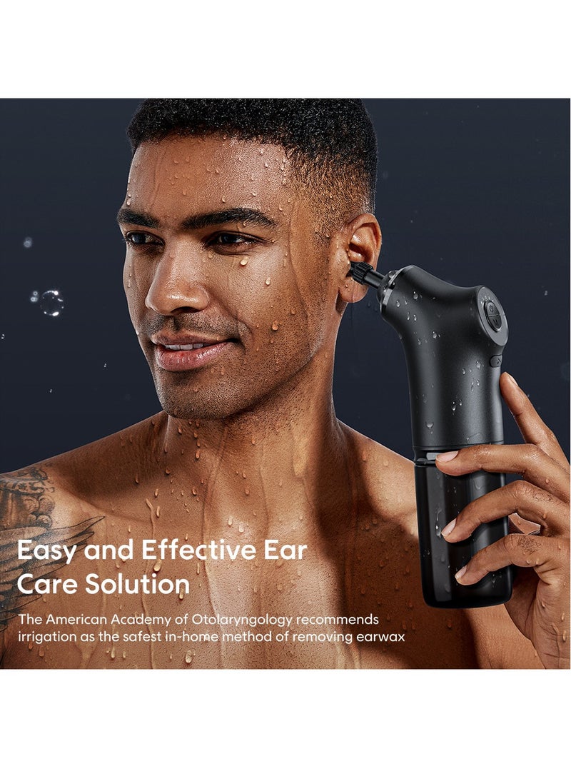 Hihonor Ear Wax Removal Kit,Water Powered Ear Cleaner for Effective Ear Wax Removal, Electric Ear Irrigation Flushing Kit for Home Use, Ear Cleaning Kit with 4 Pressure Settings USB Rechargeable - Image 2