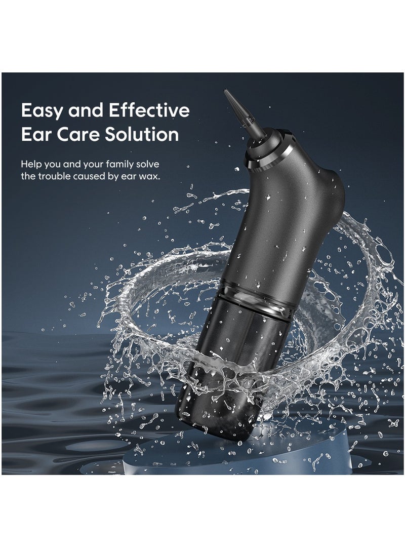 Hihonor Ear Wax Removal Kit,Water Powered Ear Cleaner for Effective Ear Wax Removal, Electric Ear Irrigation Flushing Kit for Home Use, Ear Cleaning Kit with 4 Pressure Settings USB Rechargeable - Image 3