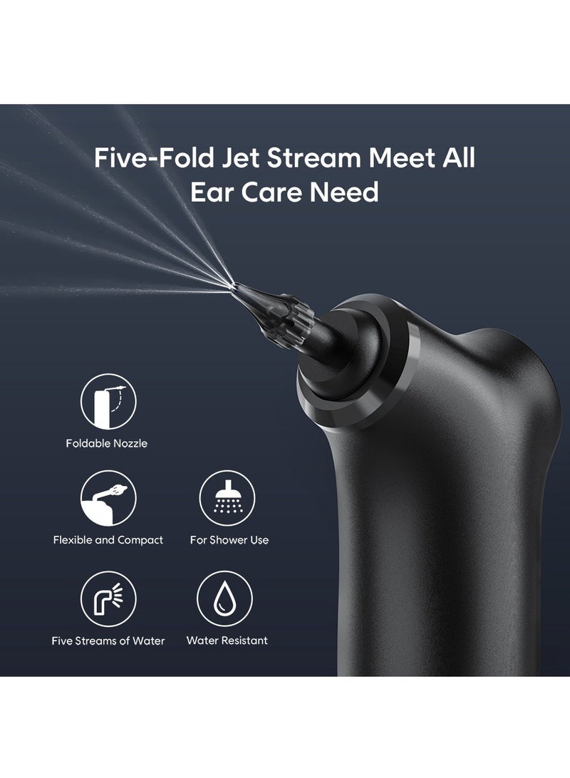 Hihonor Ear Wax Removal Kit,Water Powered Ear Cleaner for Effective Ear Wax Removal, Electric Ear Irrigation Flushing Kit for Home Use, Ear Cleaning Kit with 4 Pressure Settings USB Rechargeable - Image 4