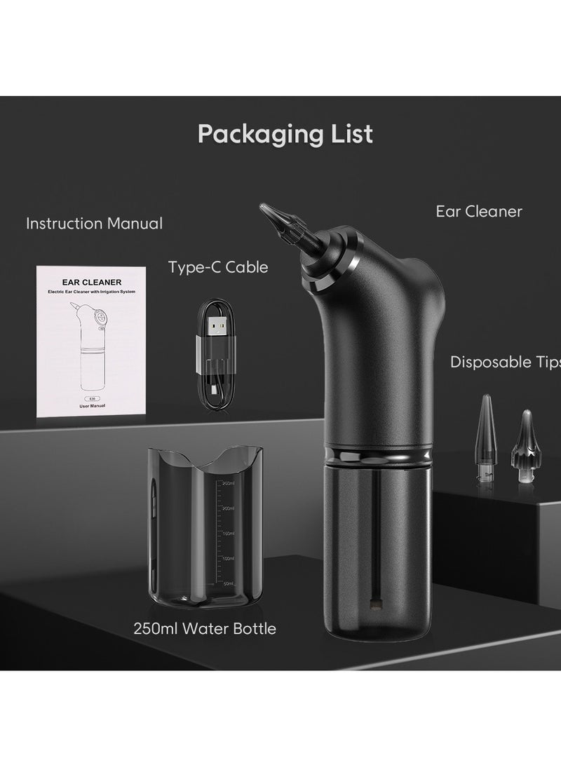 Hihonor Ear Wax Removal Kit,Water Powered Ear Cleaner for Effective Ear Wax Removal, Electric Ear Irrigation Flushing Kit for Home Use, Ear Cleaning Kit with 4 Pressure Settings USB Rechargeable - Image 5