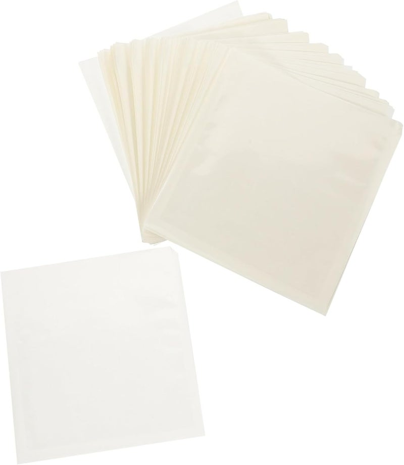 GALPADA 100pcs Oil-Resistant Sandwich Bags with Window Food-Grade Paper Baking Wrapping Pouches Portable Bakery Supply for Bread Storage and Treats - Image 1