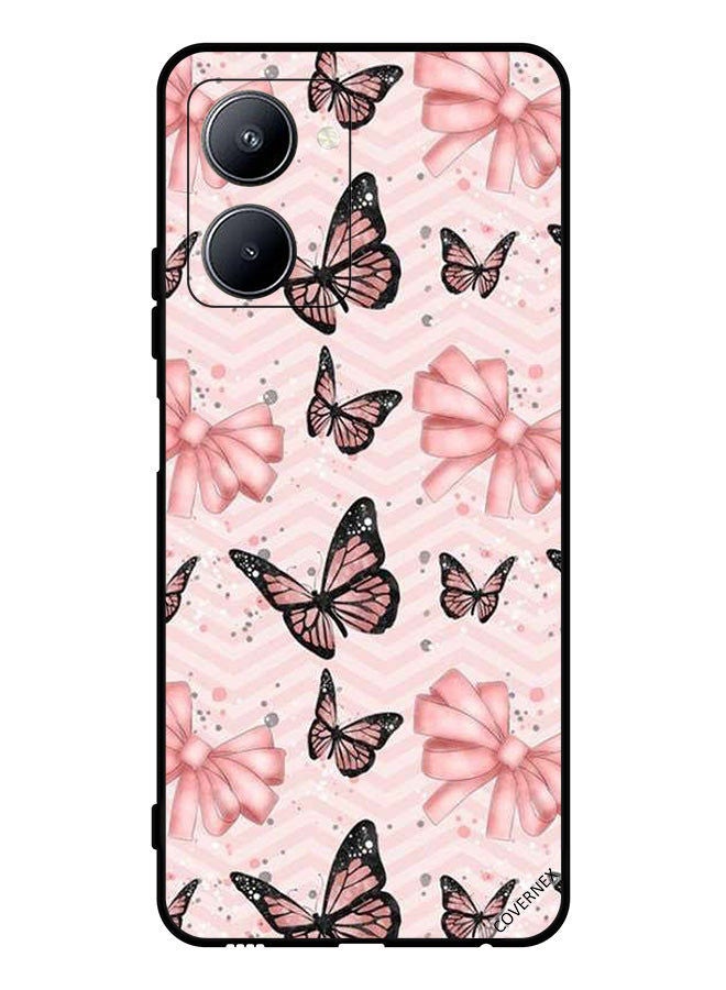 Covernex Protective Case Cover For Realme C33 Butterflies Wallpaper - Image 1