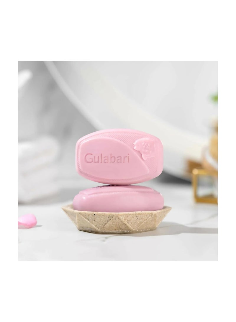 Dabur Gulabari Pure Rose Soap 150gMoisturizing Bathing Soap for Radiant Rose Glowing Skin & Body Pure Rose Extract, Glycerine & Niacinamide Long Lasting Fragrance For Men & Women - Image 5