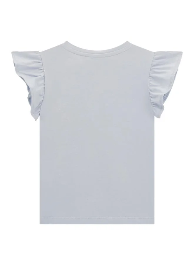 جس Kids Printed Crew Neck T-Shirt