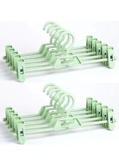 ZCM-HAPPY 10-Piece Trouser Hanger Hanger Skirt Clip  - Image 1
