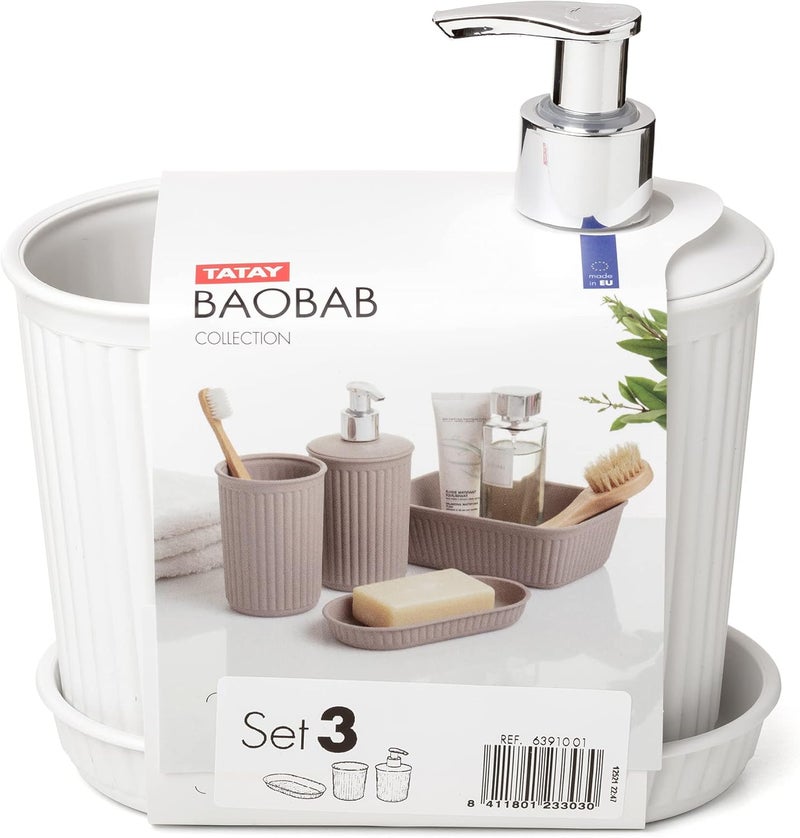 Tatay Bathroom Accessory Set - White Pergamon - Image 2