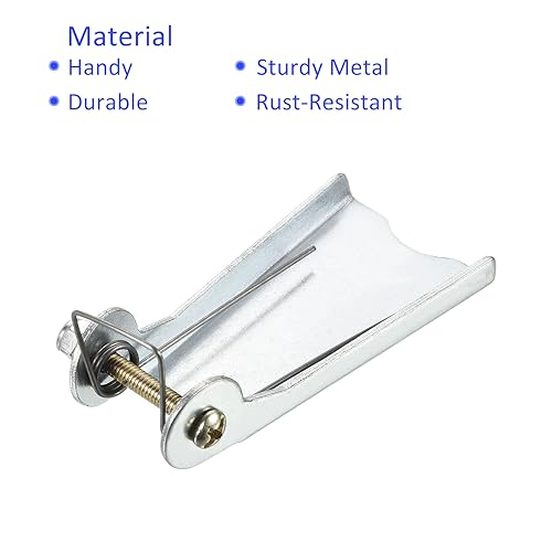 M METERXITY Hook Safety Latch Kit - Clevis Slip Hook Receiver Hitch Replacement Apply to Towing Lifting Hook Trailer/Crane (2.9" Long, Silver) - Image 5