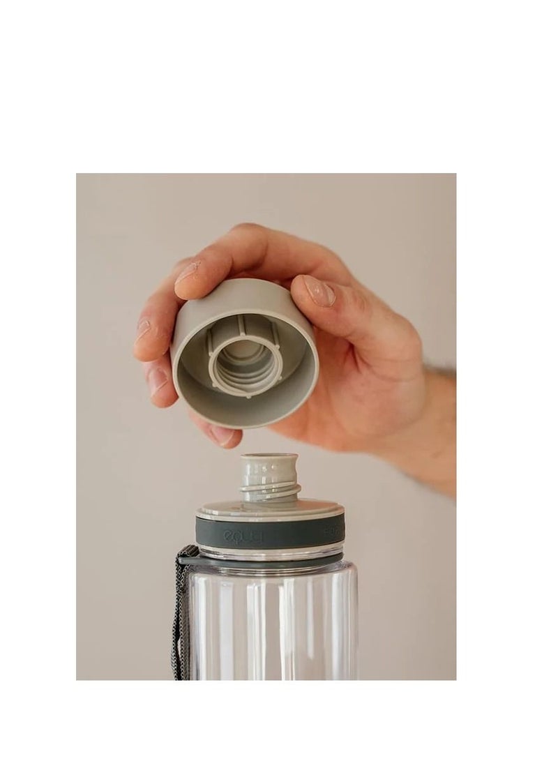 EQUA Water Bottle BPA Free Plain Grey 600 ml - Image 3