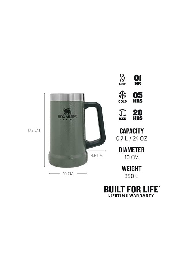 Stanley - Stein Thermo Mug 700 Ml Hammertone Green - Image 1