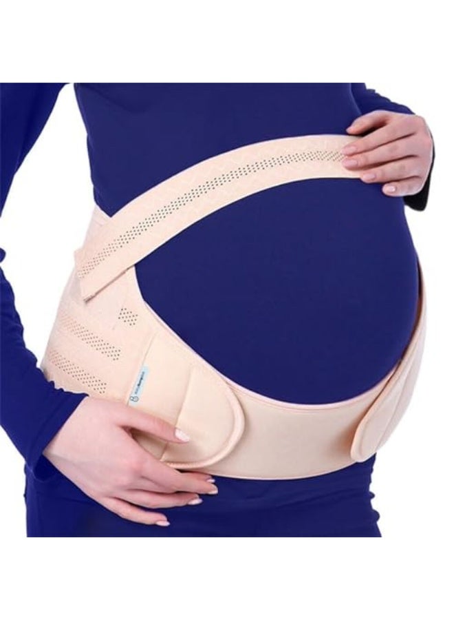 Generic Maternity Belt, Pregnancy 3 in 1 Support Belt for Back/Pelvic/Hip Pain, Maternity Band Belly Support for Pregnancy (XXL: Fit Ab 39.5-51.3Inch, Shrimp Color)  - Image 1