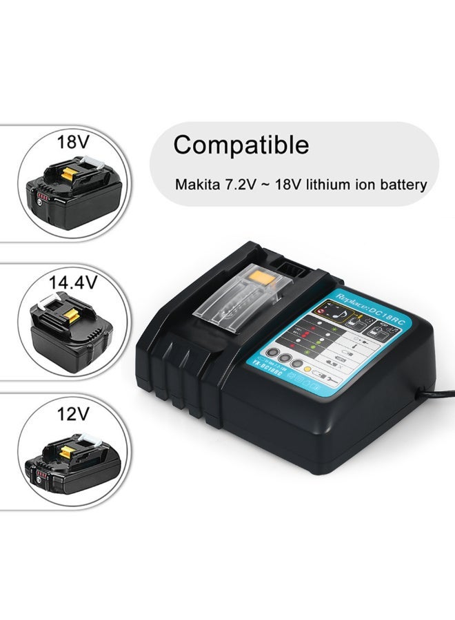 NIBEMINENT Power Tool Battery Charger Black  - Image 3