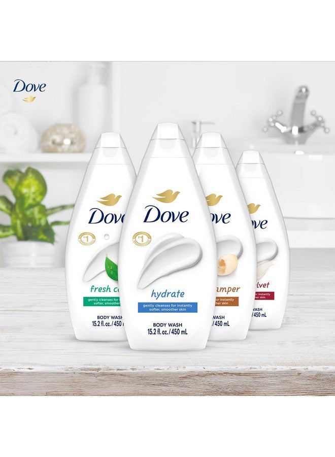 دوف مجموعة دوف لغسول الجسم المتنوع، عبوة من 6 قطع - ترطيب، تدليل لطيف، عناية منعشة، ومخمل حريري، 15.22 أونصة - Image 5