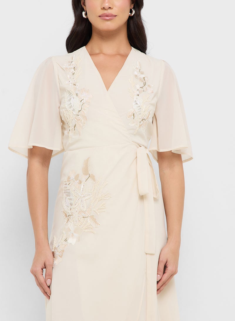 هوب اند ايفي فستان شيفون مطرز - Image 3