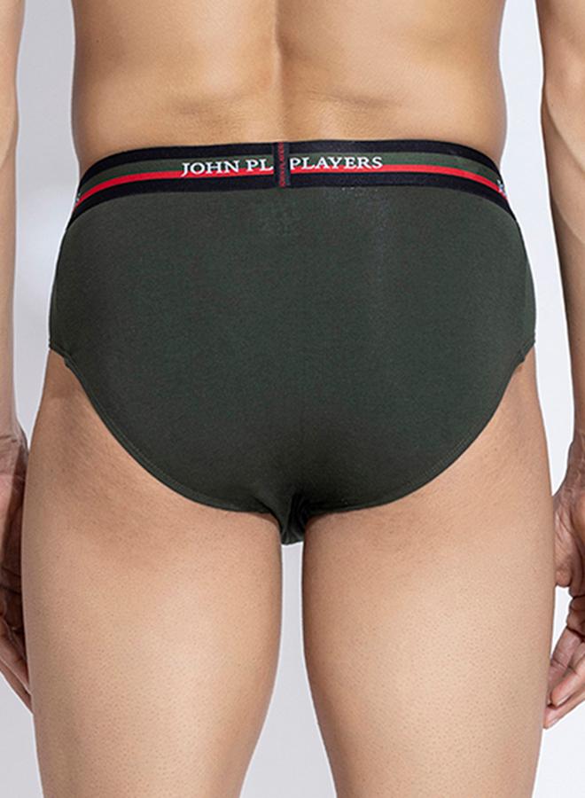 John Players Pack of 2 - Solid Briefs with Elastic Waistband - Image 5