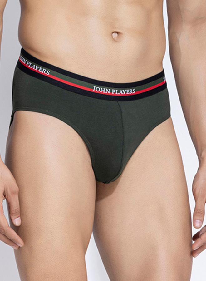 John Players Pack of 2 - Solid Briefs with Elastic Waistband - Image 3