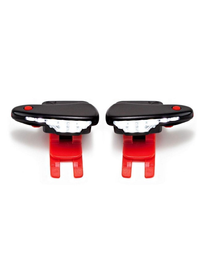 Night Runner 270 Night Tech Gear - Night Runner 270 Running Shoe Lights - Hands-Free LED Lights for Runners, Trail Runners & Joggers - High Visibility Night Running Gear - Waterproof & Rechargeable - Red  - Image 1