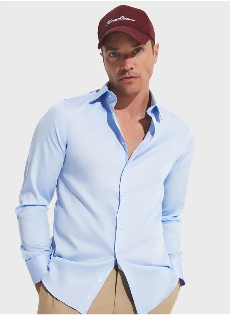 JUNE Essential  Slim Fit Shirt