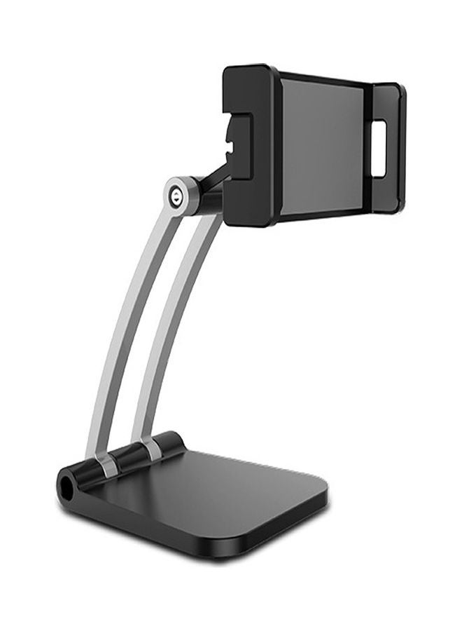 NIBEMINENT Desktop Phone Holder Stand 18x7x12cm Black/Silver  - Image 1