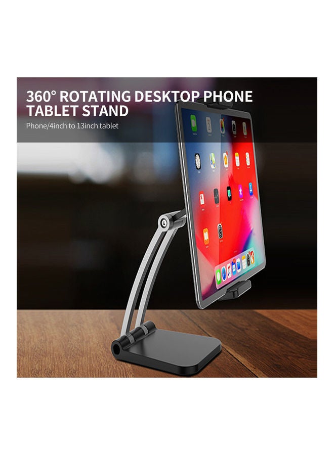 NIBEMINENT Desktop Phone Holder Stand 18x7x12cm Black/Silver  - Image 5