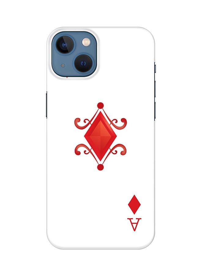 Stylizedd Case for Apple iPhone 14 Plus Case Slim Snap Classic Series Mobile Cover Hard PC Shield Matte Finish Print - Ace Of Diamonds 
