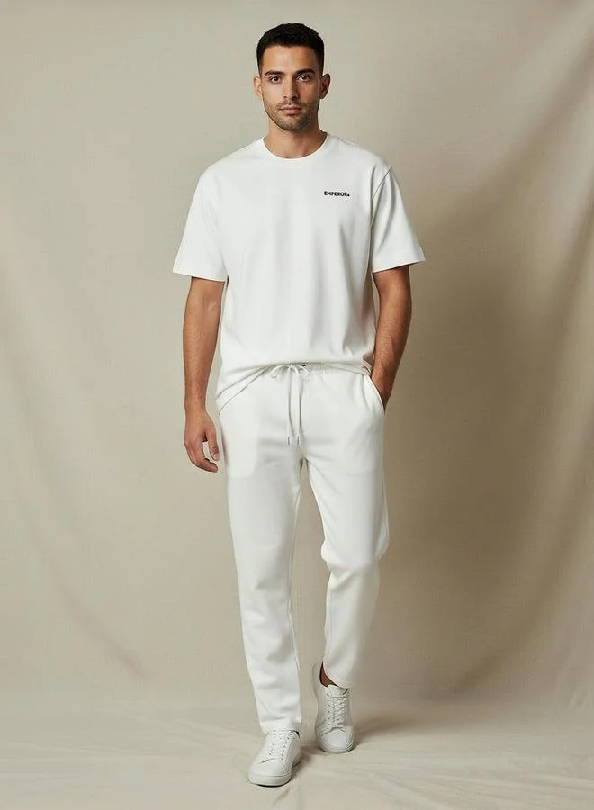 إمبيرور تيشيرت رجالي بقصة عادية بياقة دائرية وأكمام قصيرة