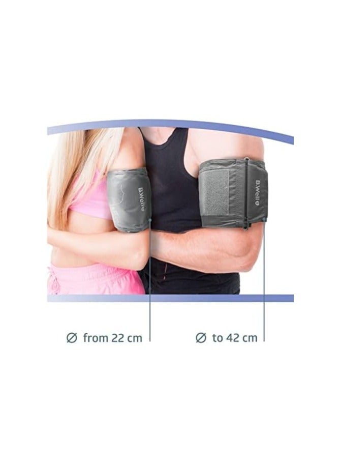 B.Well جهاز قياس ضغط الدم الأوتوماتيكي PRO-35 بحزام متوسط-كبير مقاس 22 سم - 42 سم مع محول شاحن - Image 4