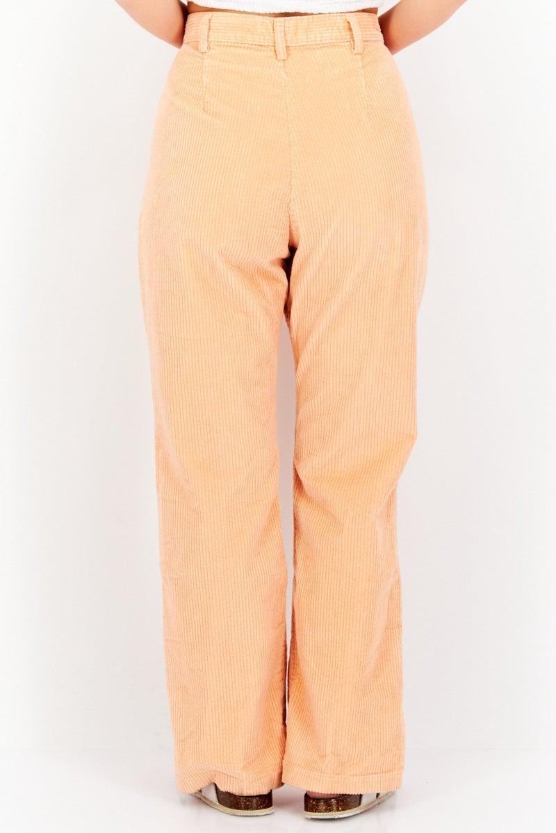 Levi's Women Regular Fit Plain Corduroy Pants, Peach - Image 2