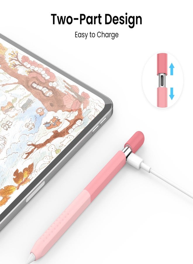 جراب Delidigi iPencil متوافق مع جراب Apple Pencil (USB-C) غطاء حماية سيليكون متدرج الألوان ملحقات جراب Apple Pencil USB C 2023 - Image 5
