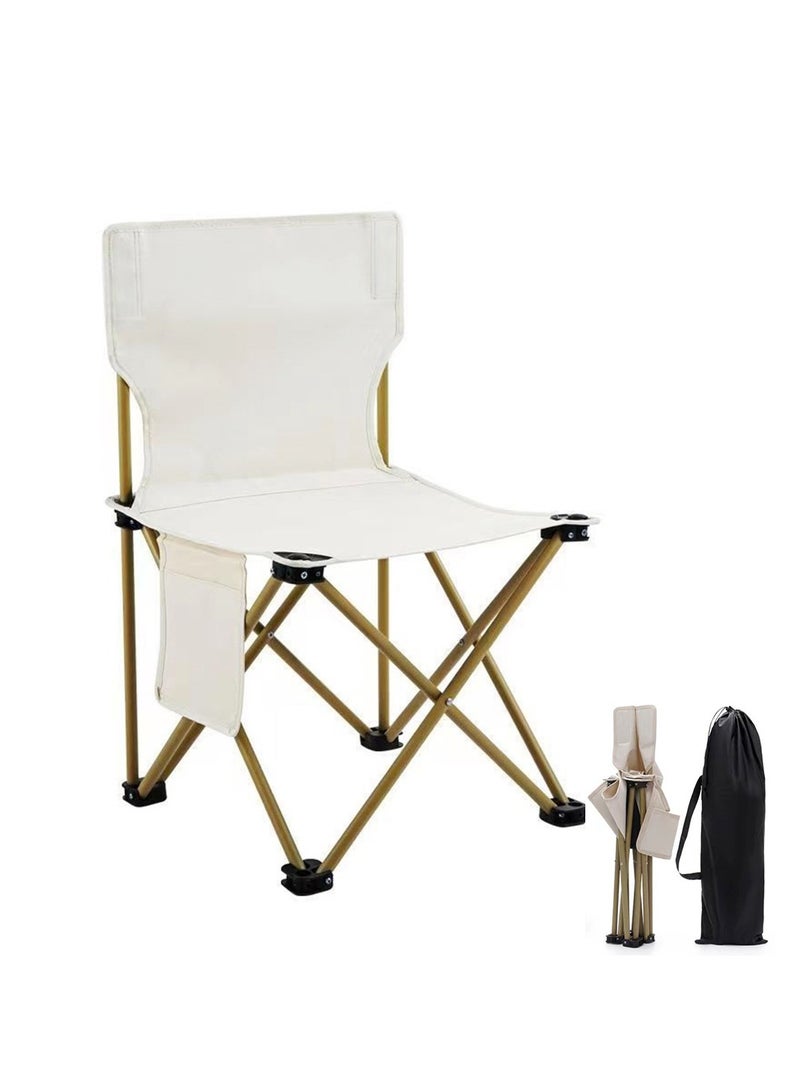 Yolu Outdoor Camping Chair Folding Chairs with Carry Bag Lightweight seat Portable Chair for Camping, Hiking,Fishing, Beach, BBQ and Picnics  - Image 1