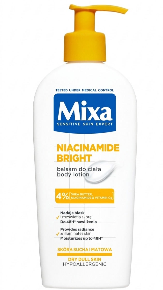 Mixa NIACINAMIDE BRIGHT BODY LOTION 400ML
