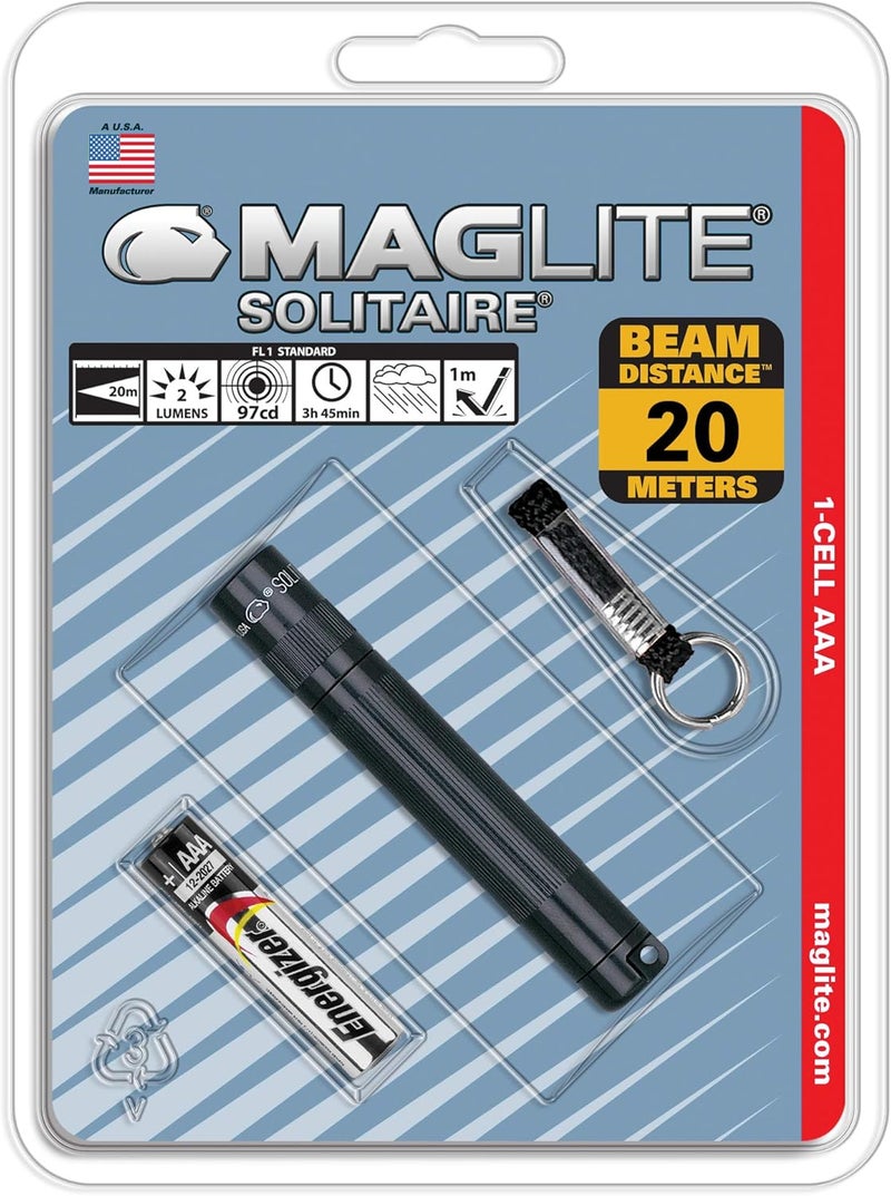 Maglite Torch Solitaire Black - Compact and Durable Flashlight - Image 4