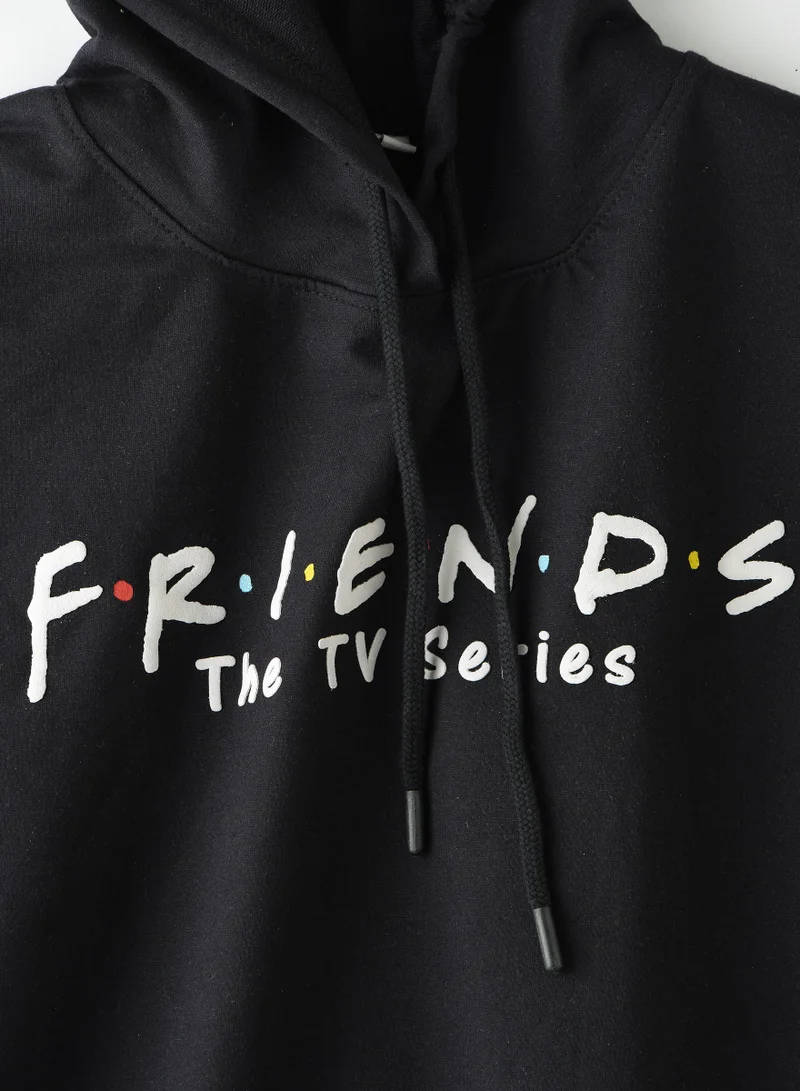 فريندز بلوزة طويلة بأكتاف منسدلة كبيرة الحجم من فريندز